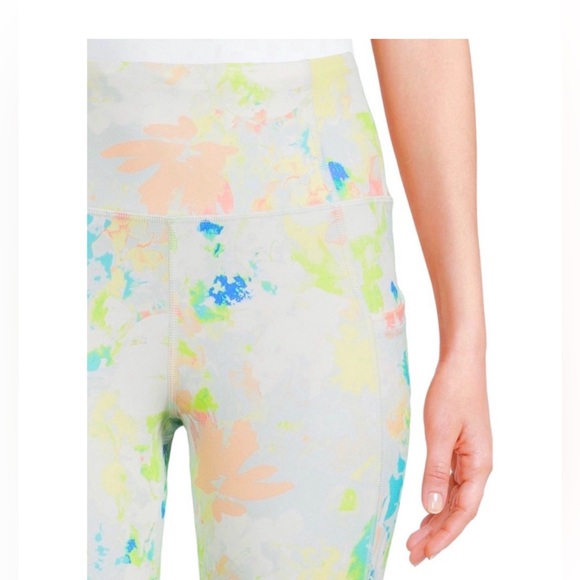 Avia Multicolored Garden Eve Cropped Active Plus Legging sz: XXXL - Picture 5 of 5